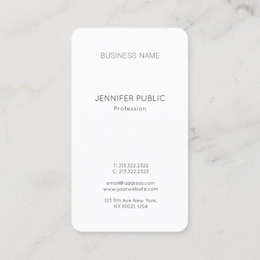 ラグジュアリーエレガント金ゴールドモノグラムトレンディーテンプレートシック 名刺 (裏面)