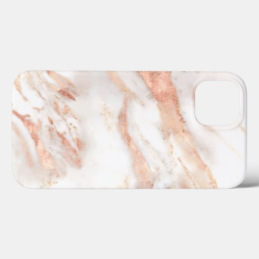 ラグジュアリーエレガント銅バラ金ゴールド大理石 Case-Mate iPhoneケース (裏面 (横))