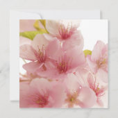 ラグジュアリーエレガント開花春ブーケウェディングアクト 招待状 (裏面)