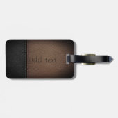 ラグジュアリーエレガント、リーザルック ラゲッジタグ (裏面横)