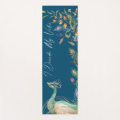 ラグジュアリーエレガントIは私のヴィービーピーコックブルーを決定 ヨガマット (正面)