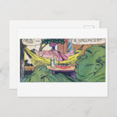 ラグジュアリーオブラズネスヴィンテージ漫画パネル ポストカード (正面/裏面)