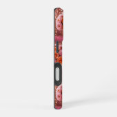 ラグジュアリーオレンジの花 iPhone 16ケース (右側面)
