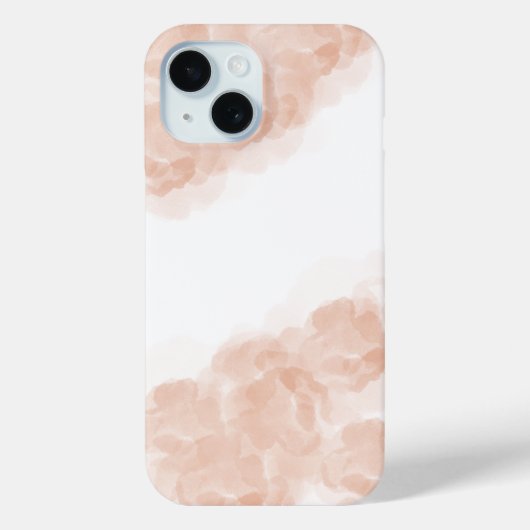 ラグジュアリーオレンジ魔法バラウォーターカラー抽象芸術アート Case-Mate iPhoneケース (裏面)