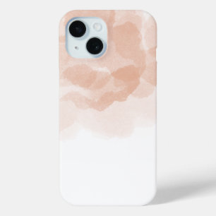 ラグジュアリーオレンジ魔法バラウォーターカラー抽象芸術アート iPhone 15ケース