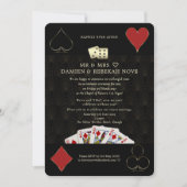 ラグジュアリーカジノベガストランプのポーカーハッピーエバーアフター 招待状 (正面)