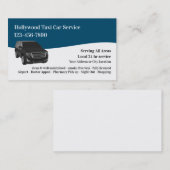 ラグジュアリーカーサービスタクシー名刺 名刺 (正面/裏面)