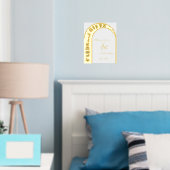 ラグジュアリーカードとギフトテーブル金ゴールドシルバー結婚ズ 箔ポスター (インサイチュ (寝室))