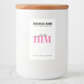 ラグジュアリーキャンドルラベル5.1 cm x 7.6 cm編集可能 フードラベル