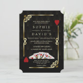 ラグジュアリーギャツビーカジノベガストランプのポーカー結婚ズ 招待状 (スタンド正面)