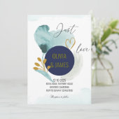 ラグジュアリーギャラクシーウェディング - "ジャストラブ"スターリーパーティー 招待状 (スタンド正面)