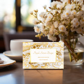 ラグジュアリーギルド金ゴールドモンスターリーフデザインカスタム 名刺