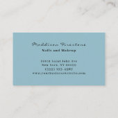 ラグジュアリークリスタルジュエルジェムデザイン名刺 名刺 (裏面)