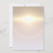 ラグジュアリークリスマスツリーボール金ゴールド会社 招待状 (裏面)