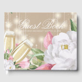 ラグジュアリークリームシャンパンフローラ誕生日 ゲストブック (正面)