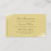 ラグジュアリークリー華美ム(金ゴールドダイヤモンドとロゴ) 名刺 (裏面)