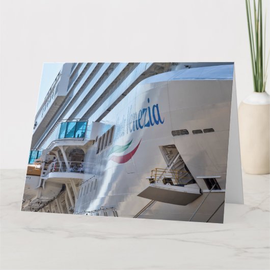 ラグジュアリークルーズ船 カード (正面)