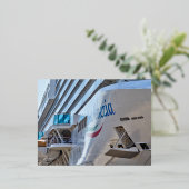 ラグジュアリークルーズ船 箔シーズンポストカード (立ち正面)