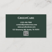 ラグジュアリーグラスロ気にン 名刺 (裏面)