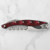 ラグジュアリーグラムウォーム金ゴールドフェイクベルベットクリスマス ソムリエナイフ (裏面)