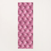 ラグジュアリーグラムウォーム金ゴールドフェイクベルベット ヨガマット (裏面)