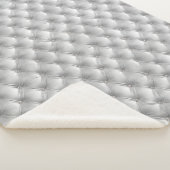 ラグジュアリーグラムソフトグレーベフェイクルベット シェルパブランケット (3/4)