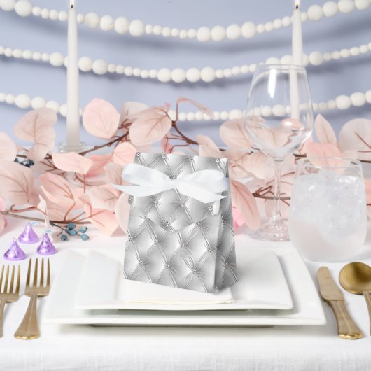 ラグジュアリーグラムソフトグレーベフェイクルベット フェイバーボックス (ウェディング)