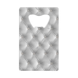 ラグジュアリーグラムソフトグレーベルベフェイクットクリスマス クレジットカード栓抜き