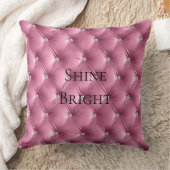 ラグジュアリーグラムソフトピンクベフェイクルベット クッション (ブランケット)