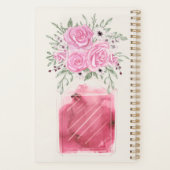 ラグジュアリーグラムフローラ水彩香料ボトル プランナー手帳 (裏面)