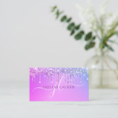 ラグジュアリーグラムモノグラムパープル 名刺 (スタンド正面)