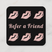 ラグジュアリーグラム金ゴールドバラリップ&ブラック紹介カード 予約カード (正面)