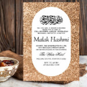 ラグジュアリーグリアベビーイスラームAqiqa Aqeqah 招待状