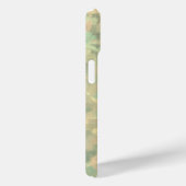 ラグジュアリーグリーンイエローグレーウォーターカラー抽象芸術アート Case-Mate iPhoneケース (裏面 / 右)