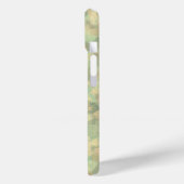 ラグジュアリーグリーンイエローグレーウォーターカラー抽象芸術アート Case-Mate iPhoneケース (裏面 / 左)