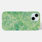 ラグジュアリーグリーンイエローホワイトウォーターカラー抽象芸術アート Case-Mate iPhoneケース (裏面 (横))