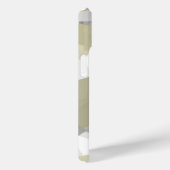 ラグジュアリーグリーングレーホワイトウォーターカラー抽象芸術アート Case-Mate iPhoneケース (裏面 / 右)