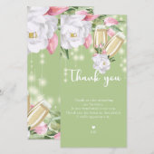 ラグジュアリーグリーンフローラ30th Birthday サンキューカード (正面/裏面)