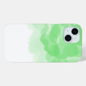 ラグジュアリーグリーン魔法バラウォーターカラー抽象芸術アート Case-Mate iPhoneケース (裏面 (横))