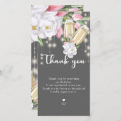 ラグジュアリーグレイフローラ30th Birthday サンキューカード (正面/裏面)