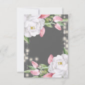 ラグジュアリーグレーシャンパンフローラ30th誕生日 出欠カード (裏面)