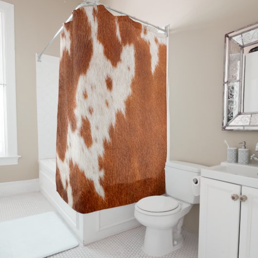 ラグジュアリーコウィドアニマルスキンプリント装飾用クッション シャワーカーテン (インサイチュ)