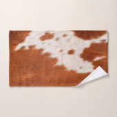 ラグジュアリーコウィドアニマルスキンプリント装飾用クッション バスタオルセット (ハンドタオル)