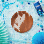 ラグジュアリーコウィドアニマルスキンプリント装飾用クッション ペーパープレート (パーティー)