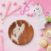 ラグジュアリーコウィドアニマルスキンプリント装飾用クッション ペーパープレート (パーティー)