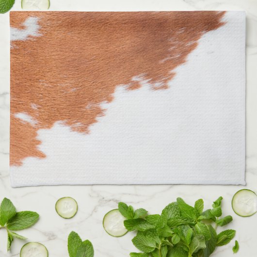 ラグジュアリーコウィドアニマルスキンプリント キッチンタオル (折り畳み)