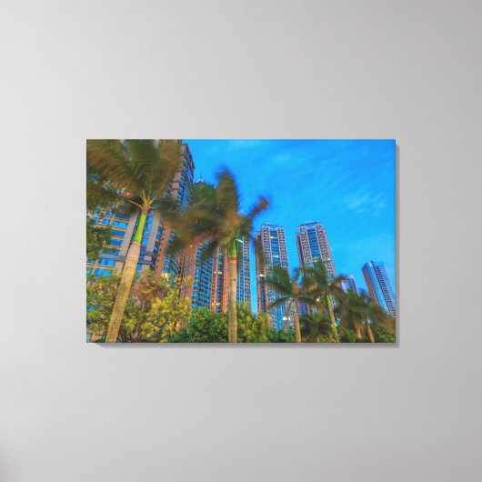 ラグジュアリーコンドミニアムズイン中国 キャンバスプリント (正面)