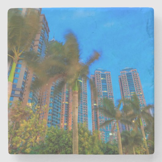 ラグジュアリーコンドミニアムズイン中国 ストーンコースター (正面)