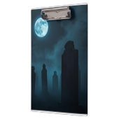 ラグジュアリーゴシック墓地ハロウィンクリップボード クリップボード (左)
