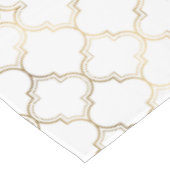 ラグジュアリーゴールデンイスラム幾何学模様モチーフ テーブルクロス (アングル)